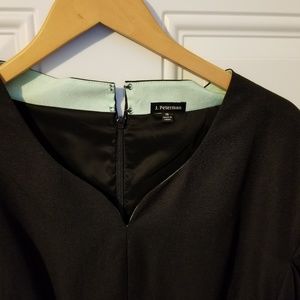 J. Peterman LBD with mint accents